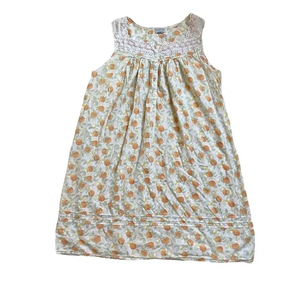 Vintage Lanz of Salzburg citrus print flowy summer house dress - Picture 1 of 16